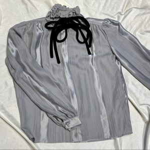 Valentino Vintage Pussybow Blouse